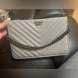 Grey Victoria secret purse